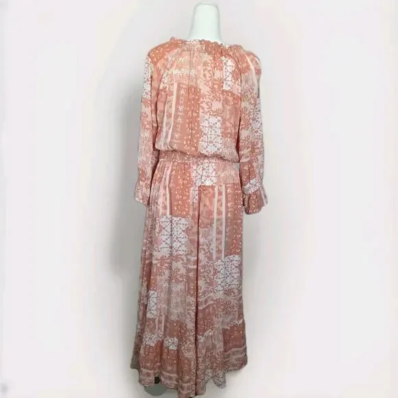 FRYE and CO. Women's Size M Beautiful Spring Boho Maxi Dress - Picture 4 of 10
